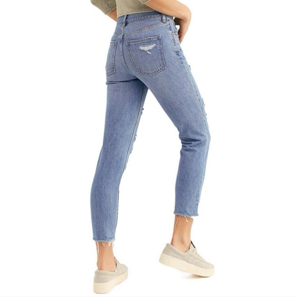 Free People/We The Free Distressed Jeans - Picture 3 of 13